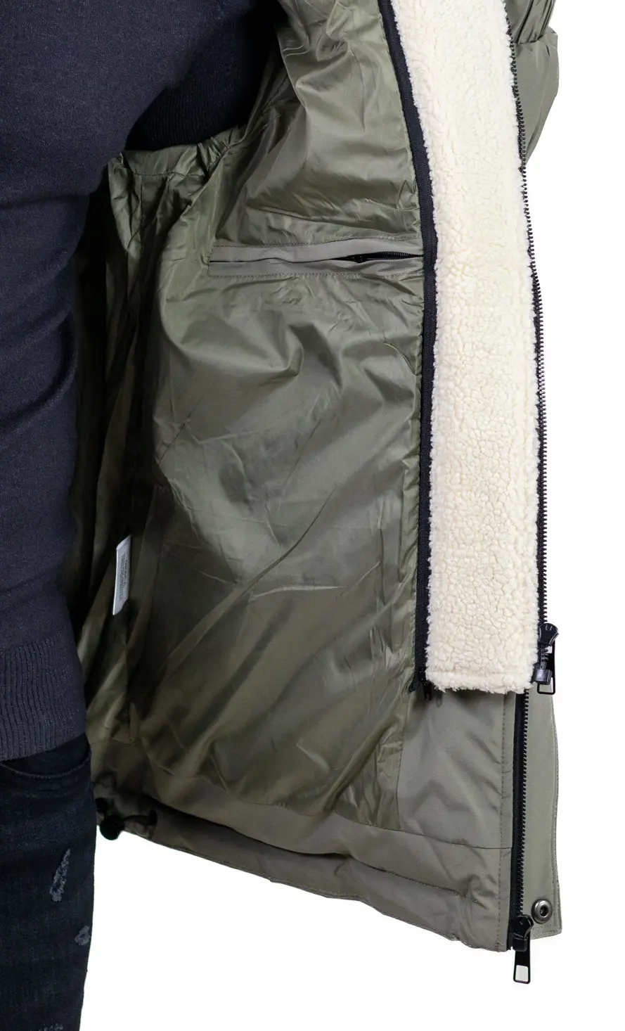 Geacă roșie bărbați cu glugă fixă [5]