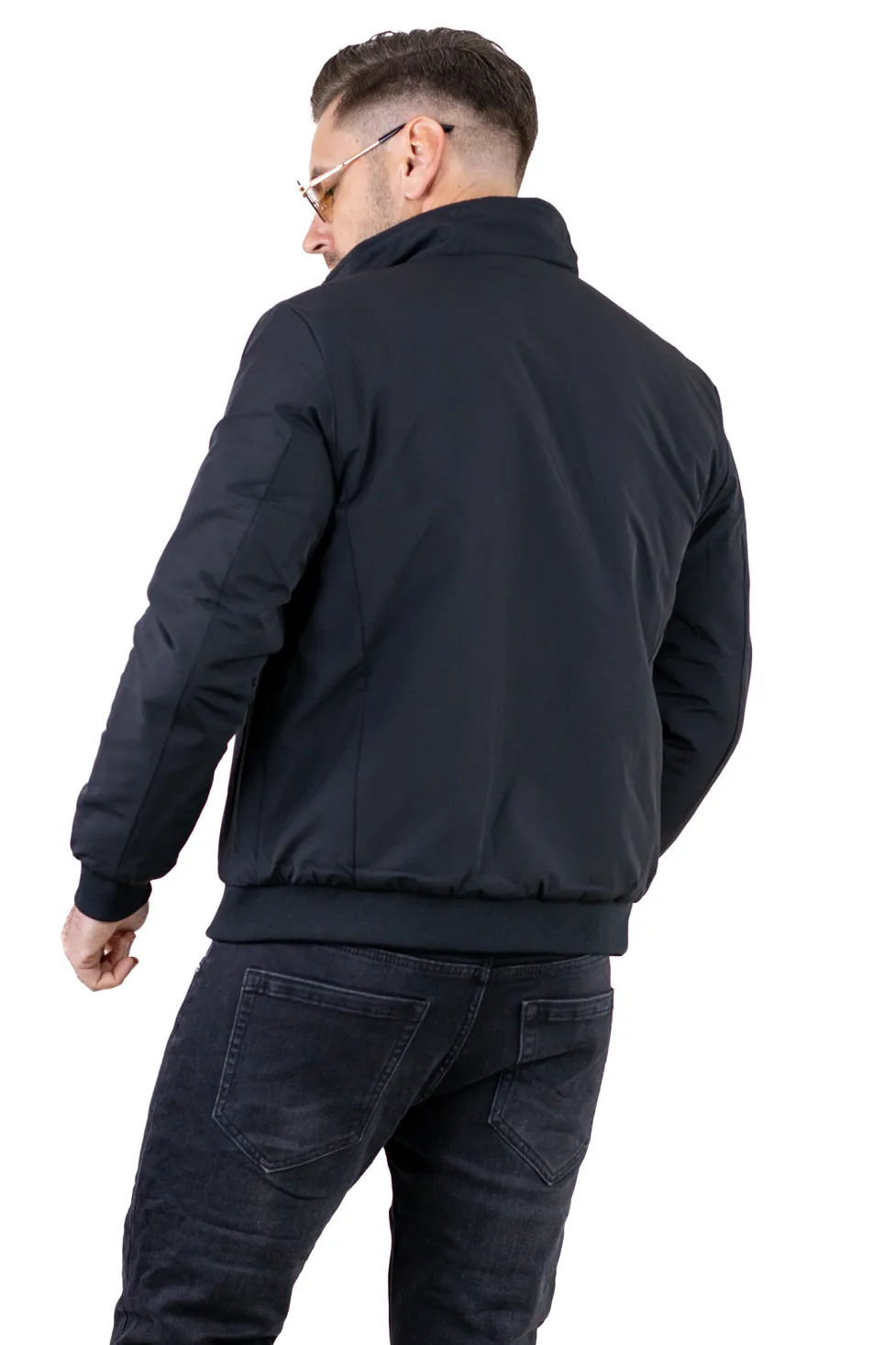 Geacă reversibilă 2 în 1, impermeabilă, Maro/Negru [10]
