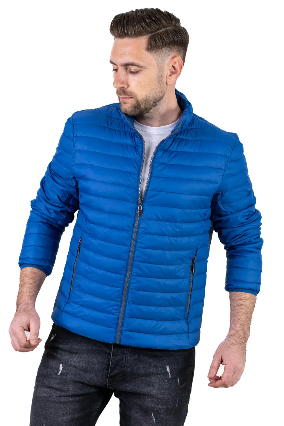 Geacă ușoară matlasată bleumarin bărbați [6]