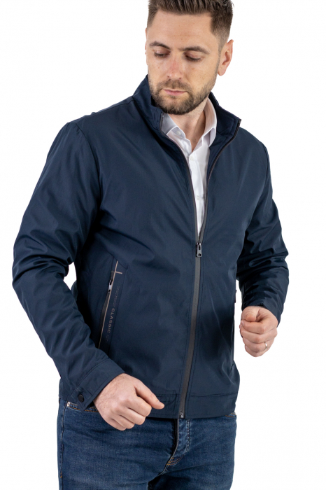 Geaca bleumarin subtire eleganta de primavara [12]