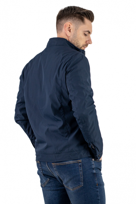 Geaca bleumarin subtire eleganta de primavara [8]