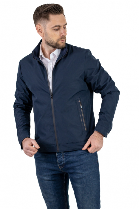 Geaca bleumarin subtire eleganta de primavara [2]