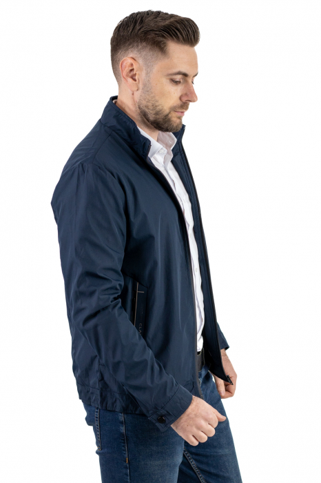 Geaca bleumarin subtire eleganta de primavara [5]