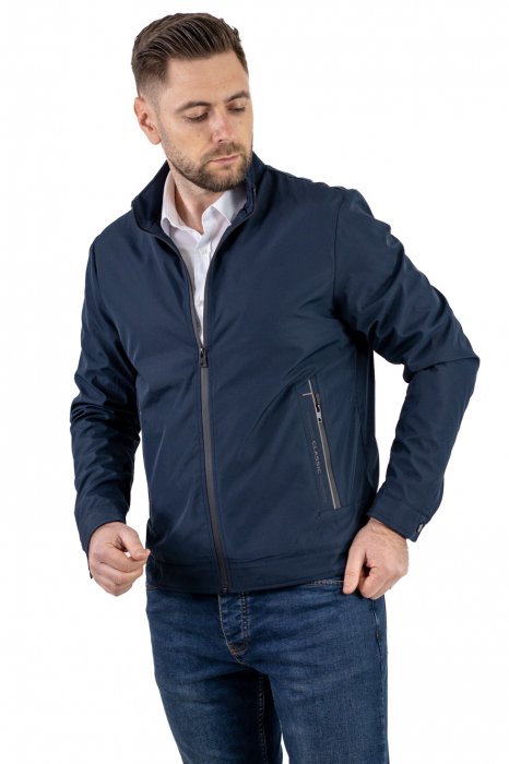 Geaca bleumarin subtire eleganta de primavara [11]