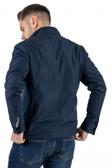 Geaca bleumarin subtire eleganta de primavara [3]
