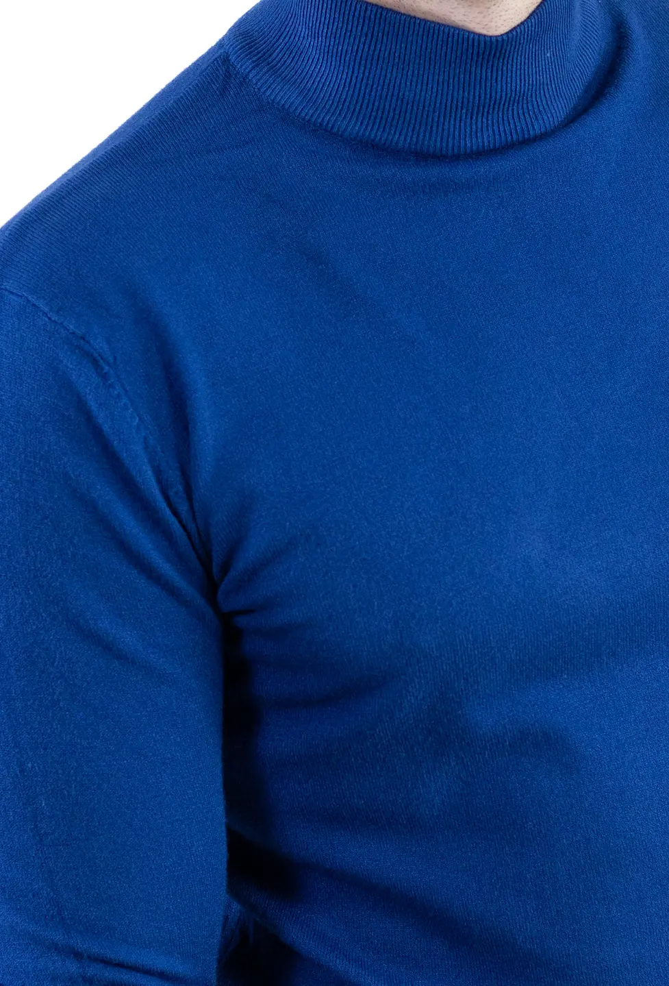 Maletă bărbați albastru royal cu guler semi-înalt – material fin și elastic [8]
