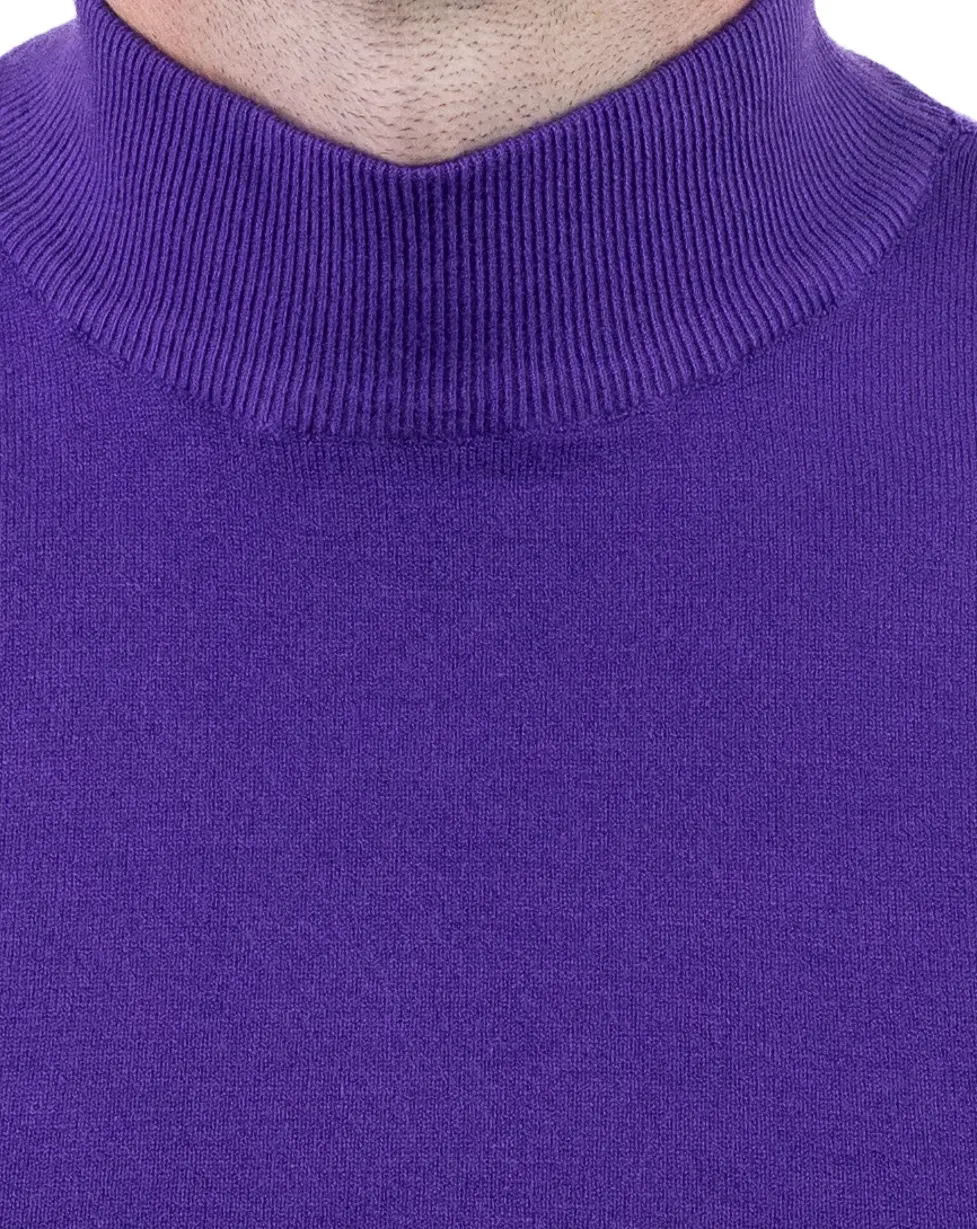 Maletă bărbați violet cu guler semi-înalt – material fin și elastic [3]