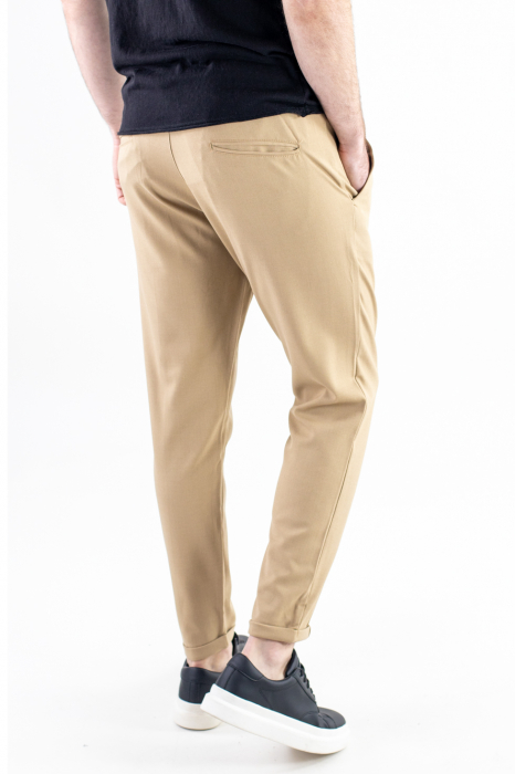 Pantaloni crem lungi casual [6]