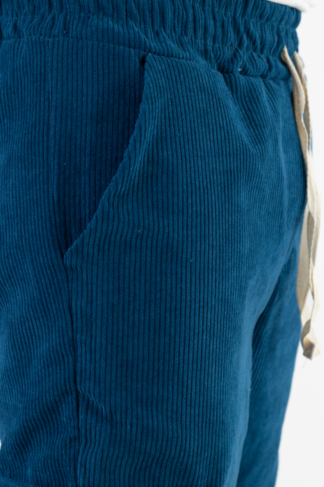 Pantaloni barbati cargo reiati bleumarin [11]