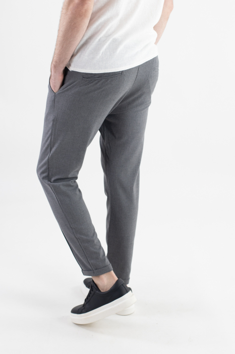 Pantaloni gri lungi casual [8]