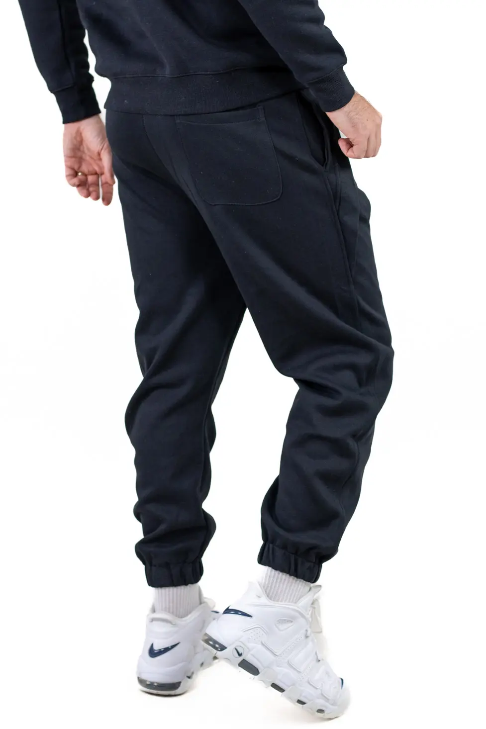 Pantaloni bărbați de trening baggy – negri [7]