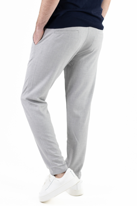 Pantaloni simpli gri casual [2]