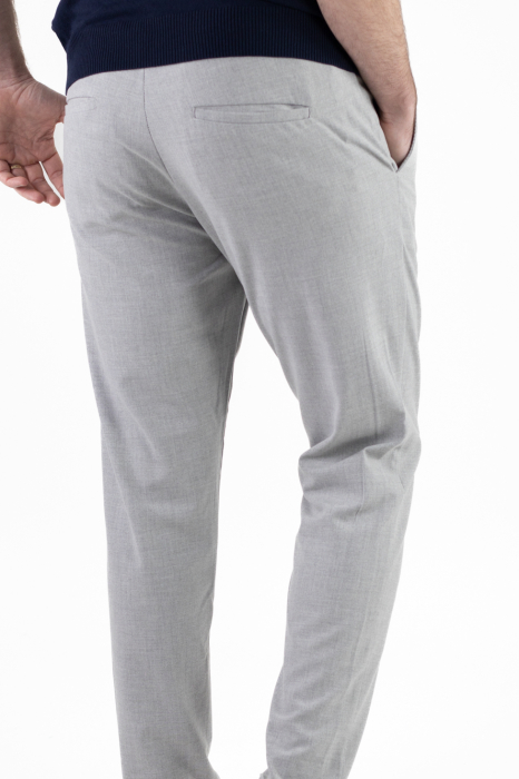 Pantaloni simpli gri casual [5]