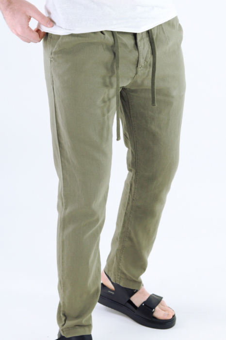 Pantaloni lungi kaki din in [6]