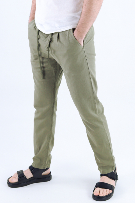 Pantaloni lungi kaki din in [9]