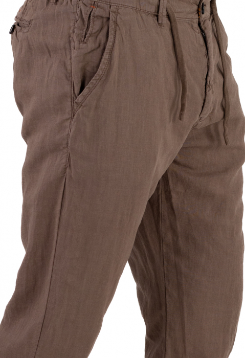 Pantaloni lungi maro din in [9]