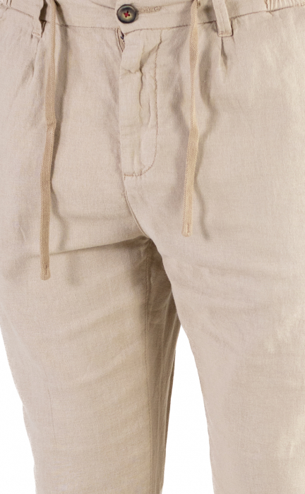 Pantaloni lungi din in regular fit bej [8]