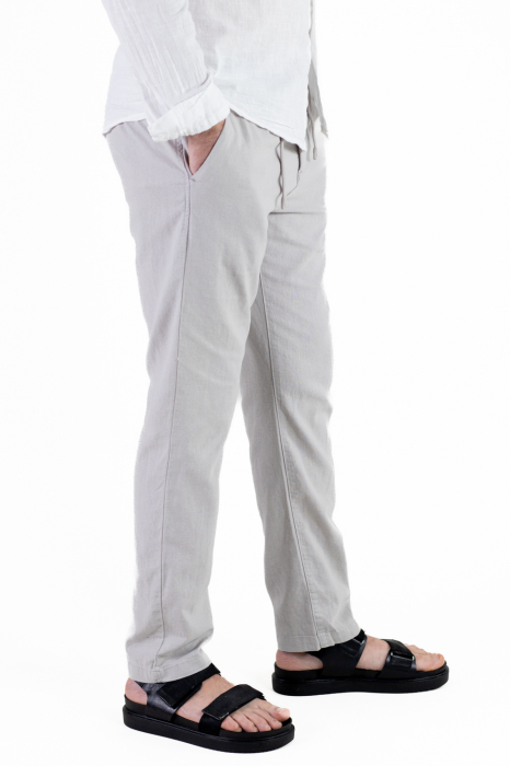 Pantaloni lungi din in regular fit gri [2]