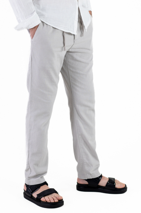 Pantaloni lungi din in regular fit gri [6]