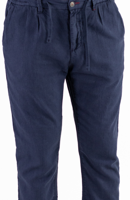 Pantaloni lungi din in regular fit bleumarin [9]
