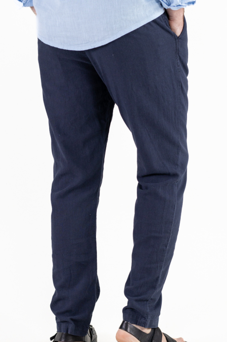 Pantaloni lungi din in regular fit bleumarin [2]