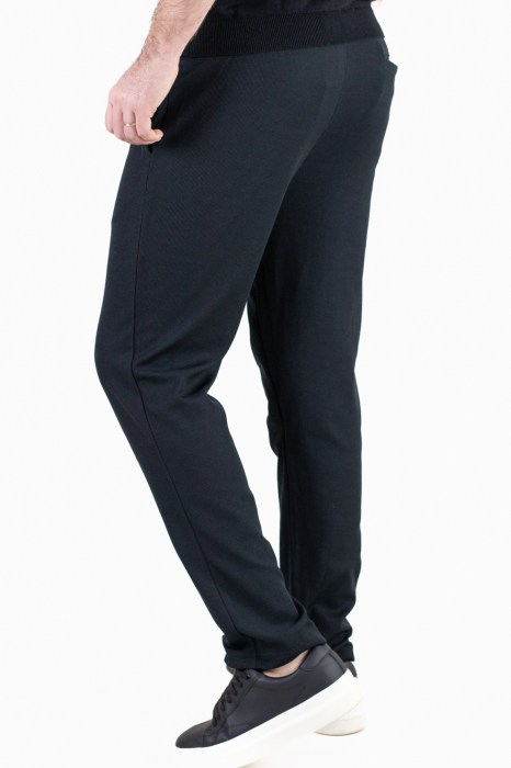 Pantaloni negri casual din tricot [7]