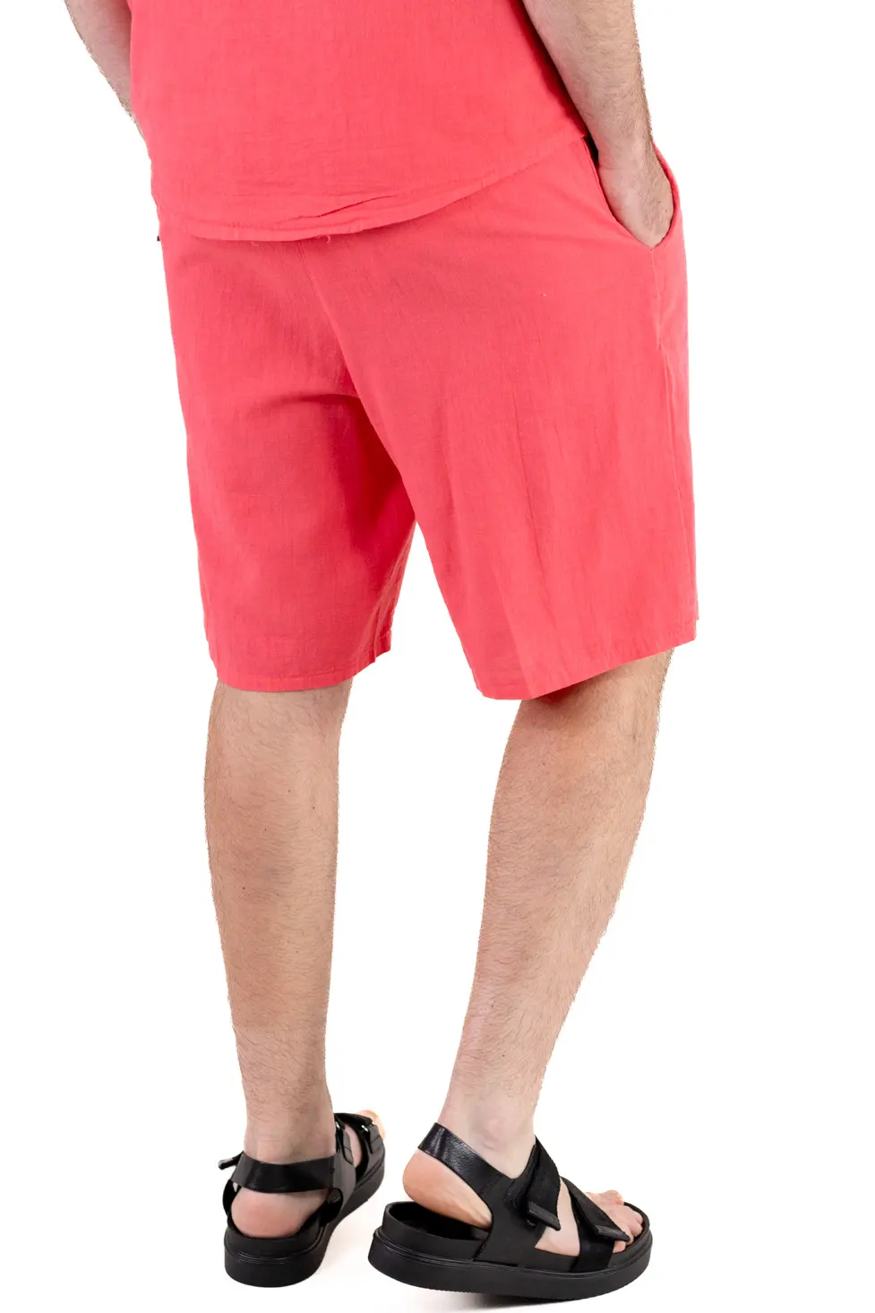 Pantaloni scurți 100% in corai [4]