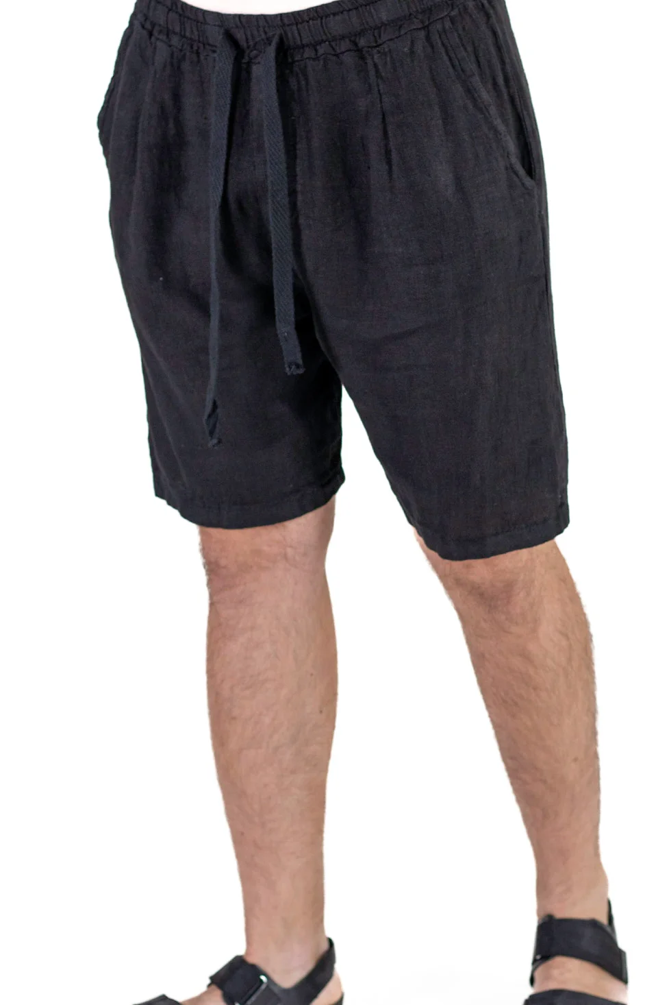 Pantaloni scurți bărbați 100% in negri [6]