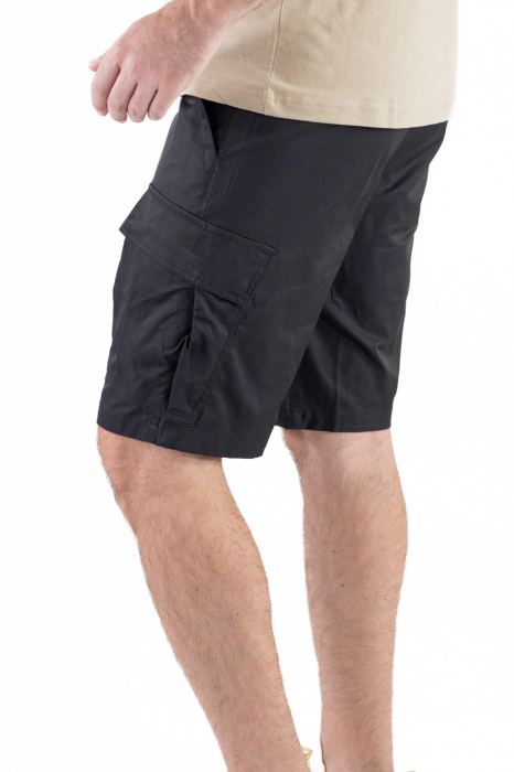 Pantaloni scurti negri cargo [5]