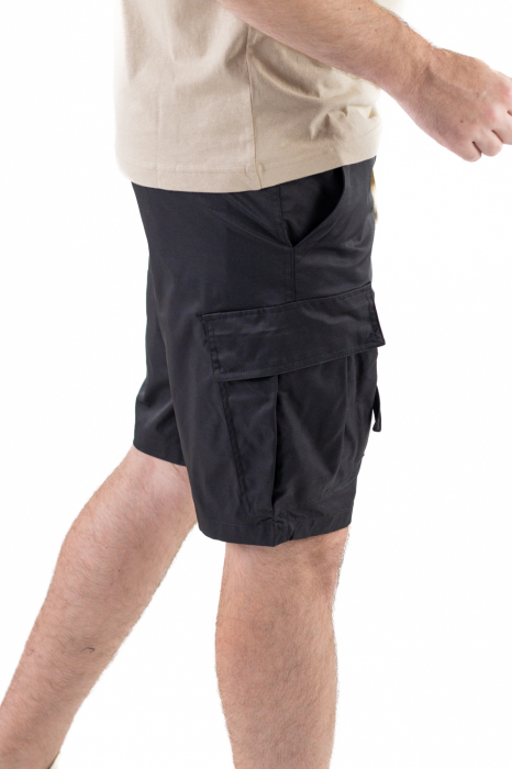 Pantaloni scurti negri cargo [8]