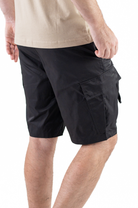 Pantaloni scurti negri cargo [3]