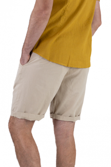 Pantaloni scurti bej din in [4]