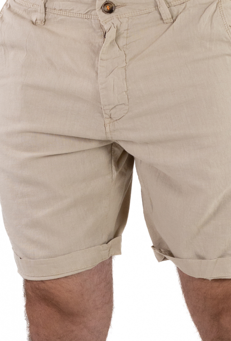 Pantaloni scurti bej din in [9]