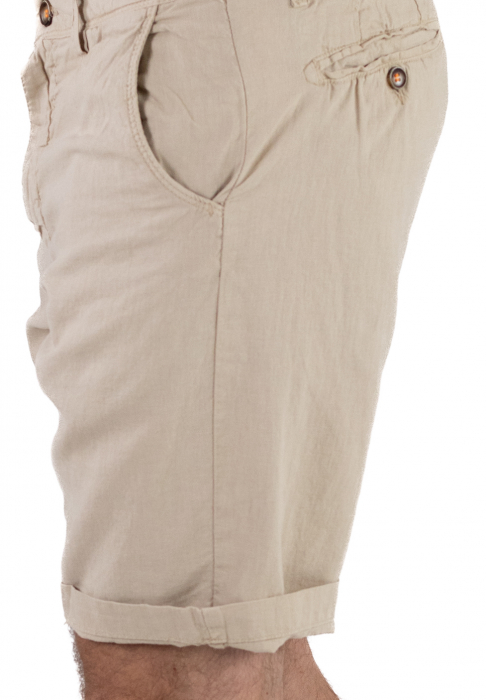 Pantaloni scurti bej din in [8]