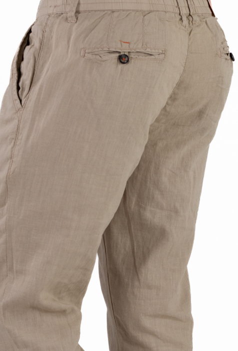 Pantaloni lungi bej din in [7]
