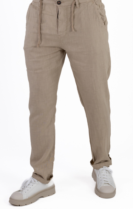Pantaloni lungi bej din in [9]