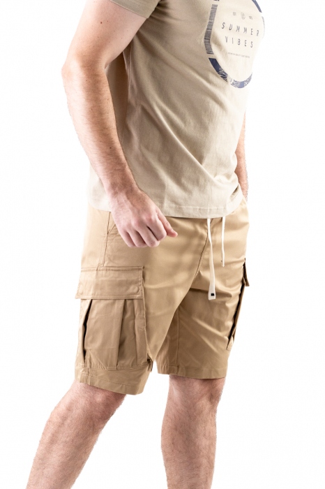 Pantaloni scurti maro cargo [5]