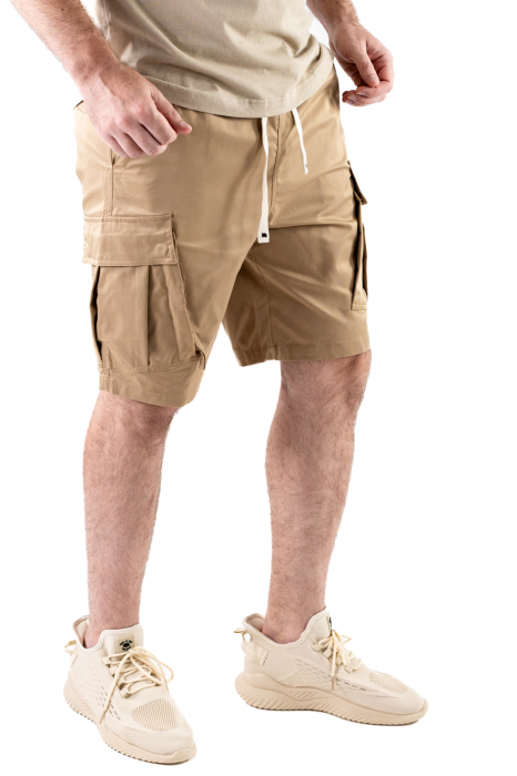 Pantaloni scurti maro cargo [2]