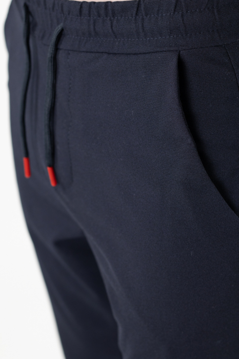 Pantaloni simpli bleumarin casual [10]