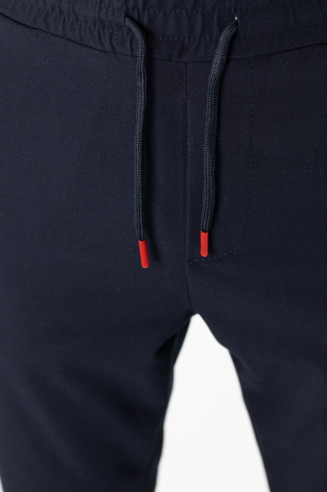 Pantaloni simpli bleumarin casual [11]
