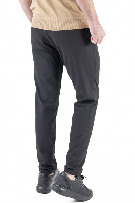 Pantaloni simpli negri casual [3]