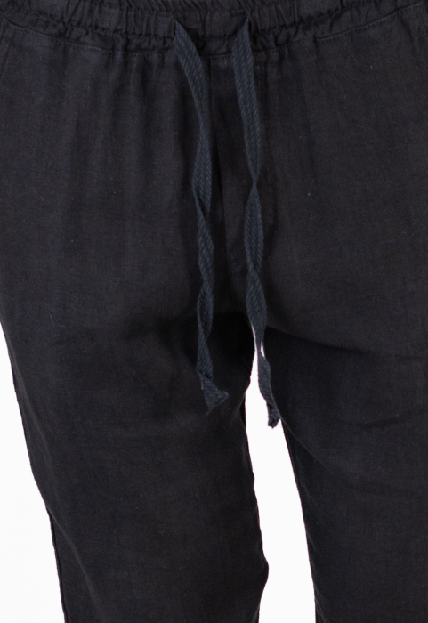Pantaloni slim fit negri 100% in – Made in Italy [7]