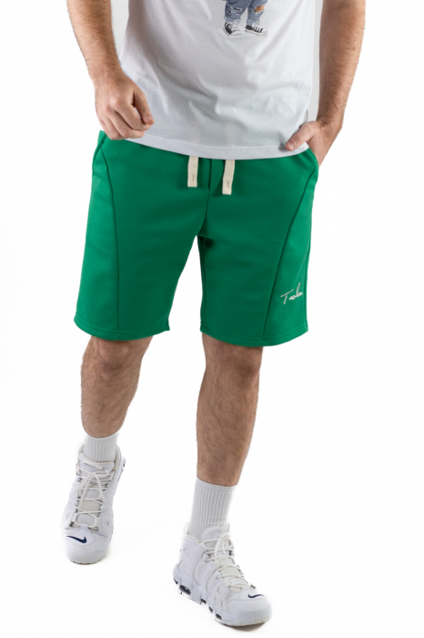 Pantaloni sport scurti verzi [2]