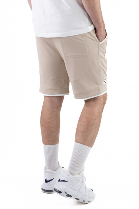 Pantaloni sport scurti bej [3]