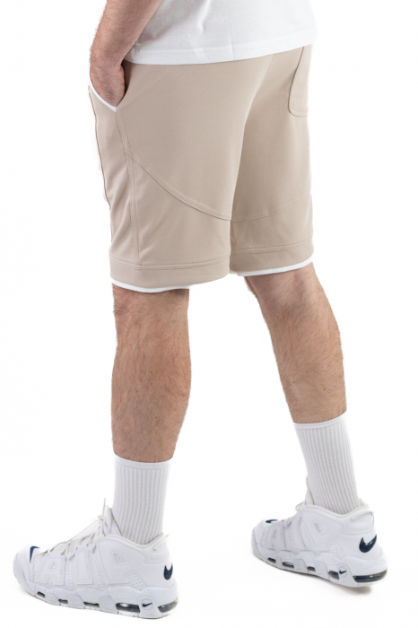 Pantaloni sport scurti bej [5]