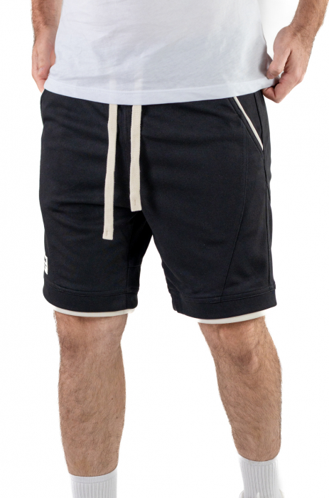 Pantaloni sport scurti negri [2]