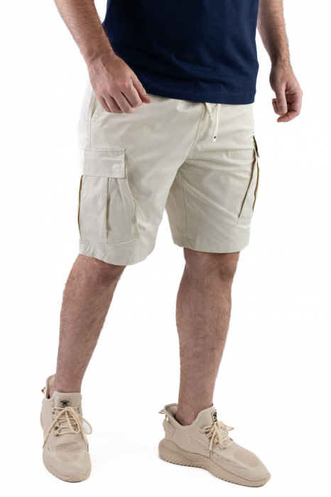 Pantaloni scurti bej cargo [2]