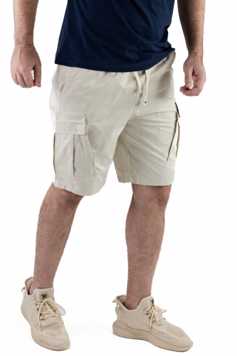 Pantaloni scurti bej cargo [9]
