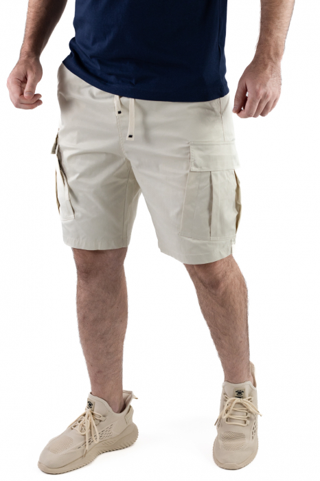 Pantaloni scurti bej cargo [5]