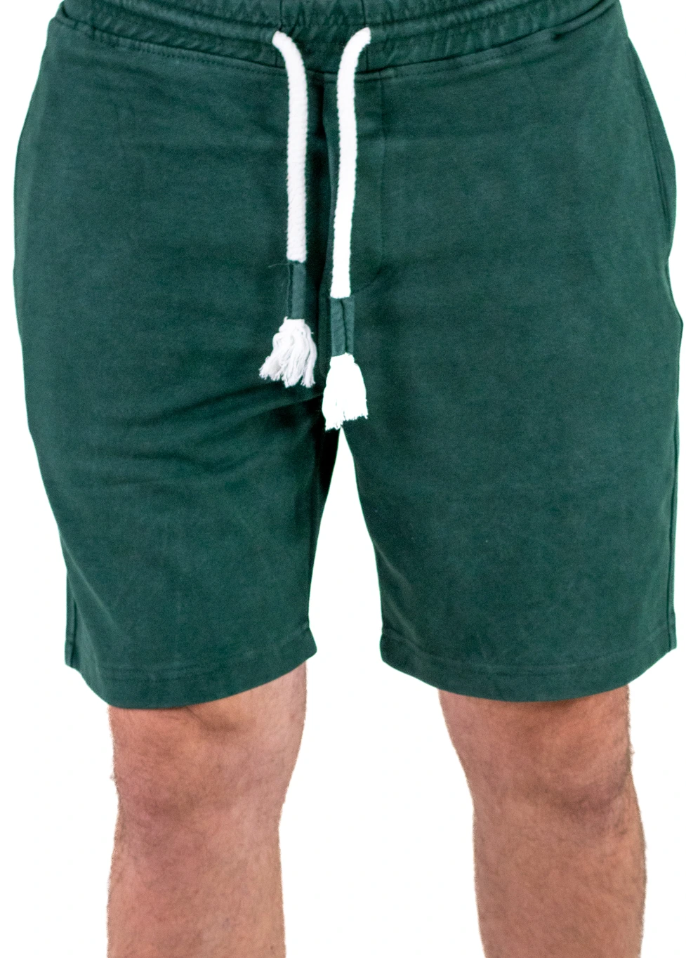 Pantaloni scurți bărbați verzi – casual, sport, buzunare fermoar [7]